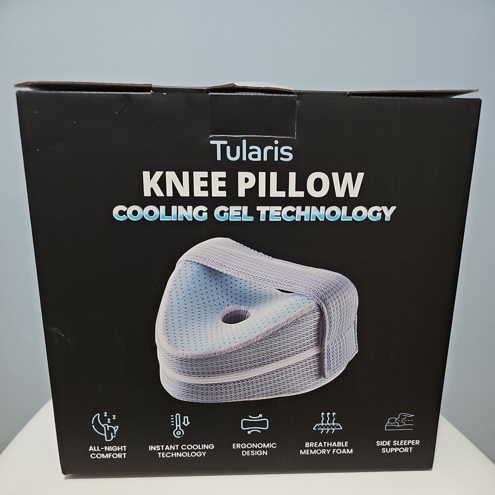 Cooling Gel Knee Pillow for Side Sleepers Hip Pain - Between Leg Pillow for S...